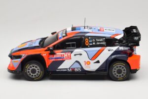 Hyundai i20 N Rally1 #8 Hyundai Shell Mobis WRT O. Tanak / M. Jarveoja Rally Chile 2024 IXO 1:18 18RMC223 Μέταλλο - εικόνα 3 από 6