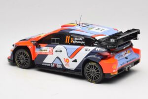 Hyundai i20 N Rally1 #11 T. Neuville / M. Wydaeghe Rally Japan WRC World Champion 2024 IXO 1:18 18RMC228 Μέταλλο - εικόνα 5 από 6