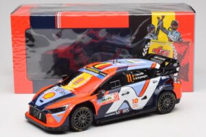 Hyundai i20 N Rally1 #11 T. Neuville / M. Wydaeghe Rally Japan WRC World Champion 2024 IXO 1:18 18RMC228 Μέταλλο - εικόνα 6 από 6