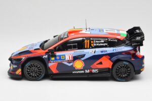 Hyundai i20 N Rally1 WRC #11 T. Neuville / M. Wydaeghe Central European Rally Winner 2023 IXO 1:18 18RMC193 Μέταλλο - εικόνα 3 από 6