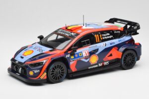 Hyundai i20 N Rally1 WRC #11 T. Neuville / M. Wydaeghe Central European Rally Winner 2023 IXO 1:18 18RMC193 Μέταλλο