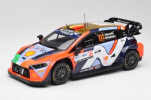 Hyundai i20 N Rally1 #11 T. Neuville / M. Wydaeghe Rally Croatia 2024 IXO 1:18 18RMC203 Μέταλλο