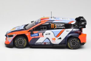 Hyundai i20 N Rally1 #11 T. Neuville / M. Wydaeghe Rally Sweden 2024 IXO 1:18 18RMC201 Μέταλλο - εικόνα 3 από 6