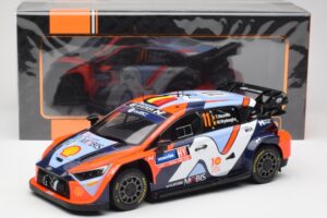 Hyundai i20 N Rally1 #11 T. Neuville / M. Wydaeghe Rally Sweden 2024 IXO 1:18 18RMC201 Μέταλλο - εικόνα 6 από 6