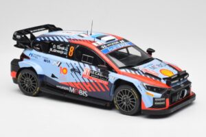 Hyundai i20 N Rally1 WRC #8 O. Tänak / M. Järveoja Rally Monte Carlo Night Version 2024 IXO 1:18 18RMC195 Μέταλλο - εικόνα 4 από 6