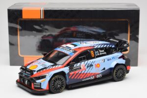 Hyundai i20 N Rally1 WRC #8 O. Tänak / M. Järveoja Rally Monte Carlo Night Version 2024 IXO 1:18 18RMC195 Μέταλλο - εικόνα 6 από 6