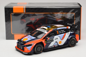 Hyundai i20 N WRC #16 A. Fourmaux / A. Coria Rally Monte Carlo Night Version 2025 IXO 1:18 18RMC230B Μέταλλο - εικόνα 6 από 6