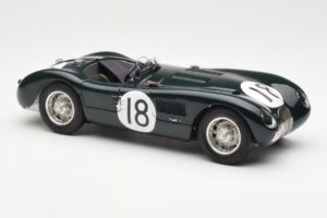 Jaguar C-Type #18 T. Rolt / D. Hamilton 24 Hours of Le Mans Winner 1953 CMC 1:18 M-195 Μέταλλο - εικόνα 4 από 6