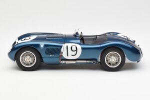 Jaguar C-Type #19 J. Stewart Ecurie Ecosse Goodwood Members Meeting 1954 CMC 1:18 M-192 Μέταλλο - εικόνα 3 από 6