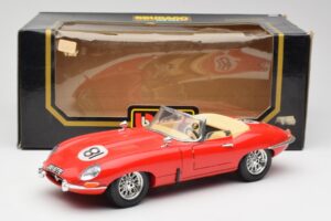 Jaguar E-Type Καμπριολέ Κόκκινο Bburago 1:18 3016 Μέταλλο - εικόνα 8 από 8