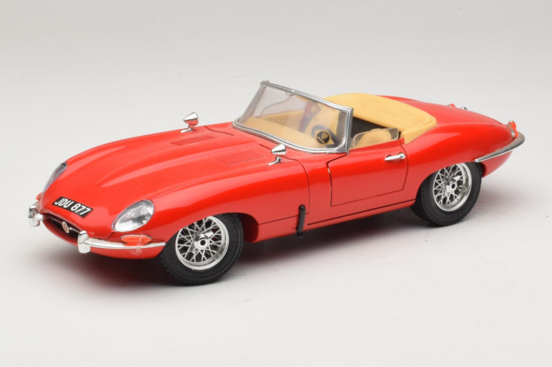 Jaguar E-Type Series 1 Καμπριολέ Κόκκινο Bburago 1:18 3038 Μέταλλο