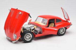 Jaguar E-Type Κόκκινο Bburago 1:18 3018 Μέταλλο - εικόνα 2 από 8