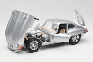 Jaguar E-Type Series 1 Ασημί Bburago 1:18 3018-M2 Μέταλλο - εικόνα 2 από 8