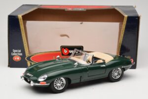 Jaguar E-Type Series 1 Roadster Πράσινο Bburago 1:18 3016-M1 Μέταλλο - εικόνα 8 από 8