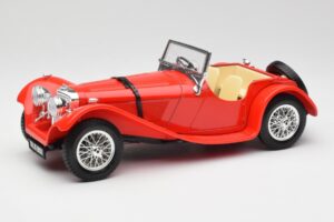 Jaguar SS 100 Κόκκινο Bburago 1:18 3006-M1 Μέταλλο