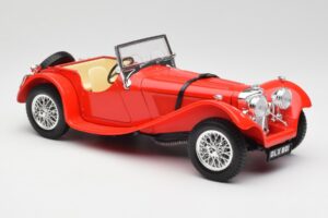 Jaguar SS 100 Κόκκινο Bburago 1:18 3006-M1 Μέταλλο - εικόνα 6 από 8