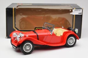 Jaguar SS 100 Κόκκινο Bburago 1:18 3006-M1 Μέταλλο - εικόνα 8 από 8