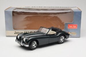 Jaguar XK140 Drophead Coupe Μαύρο Sun Star 1:18 2802 Μέταλλο - εικόνα 8 από 8
