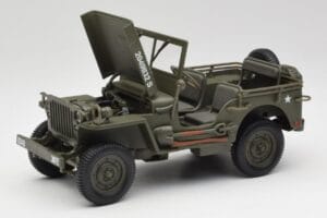 Jeep Willys Στρατιωτικό Πράσινο Gate 1:18 1061 Μέταλλο - εικόνα 2 από 8
