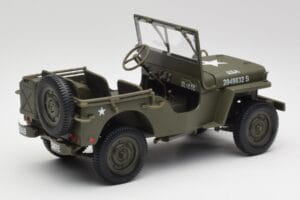 Jeep Willys Στρατιωτικό Πράσινο Gate 1:18 1061 Μέταλλο - εικόνα 3 από 8