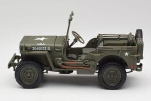 Jeep Willys Στρατιωτικό Πράσινο Gate 1:18 1061 Μέταλλο - εικόνα 4 από 8