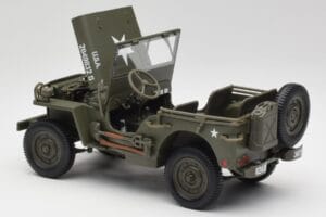 Jeep Willys Στρατιωτικό Πράσινο Gate 1:18 1061 Μέταλλο - εικόνα 5 από 8