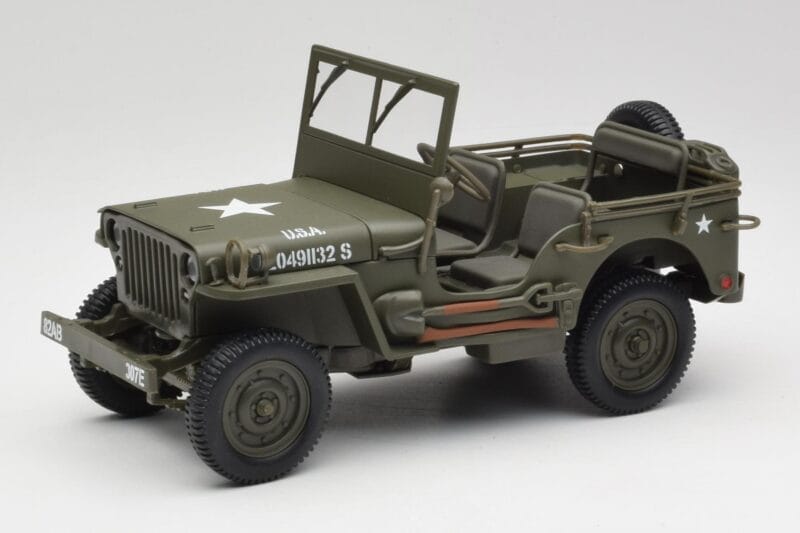 Jeep Willys Στρατιωτικό Πράσινο Gate 1:18 1061 Μέταλλο