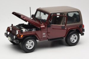 Jeep Wrangler TJ Sahara Κόκκινο Maisto 1:18 31662 Μέταλλο - εικόνα 2 από 8
