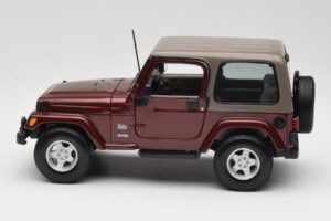 Jeep Wrangler TJ Sahara Κόκκινο Maisto 1:18 31662 Μέταλλο - εικόνα 4 από 8