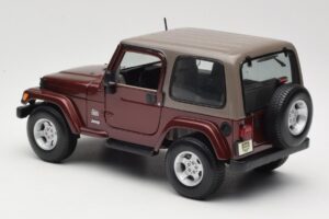 Jeep Wrangler TJ Sahara Κόκκινο Maisto 1:18 31662 Μέταλλο - εικόνα 7 από 8
