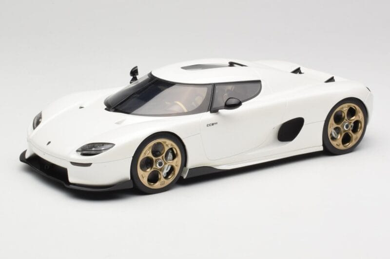 Koenigsegg CC850 Crystal White GT Spirit 1:18 GT903 Ρητίνη