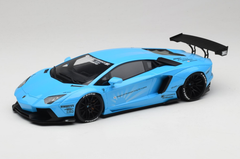 Lamborghini Aventador Liberty Walk Μπλε GT Spirit 1:18 GT073 Ρητίνη
