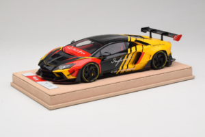 Lamborghini Aventador Liberty Walk Infinite Μαύρο Κίτρινο Timothy & Pierre 1:18 REMC035 Μέταλλο - εικόνα 2 από 7