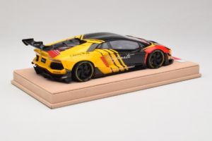 Lamborghini Aventador Liberty Walk Infinite Μαύρο Κίτρινο Timothy & Pierre 1:18 REMC035 Μέταλλο - εικόνα 3 από 7