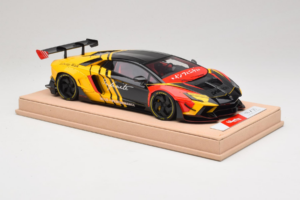 Lamborghini Aventador Liberty Walk Infinite Μαύρο Κίτρινο Timothy & Pierre 1:18 REMC035 Μέταλλο - εικόνα 4 από 7