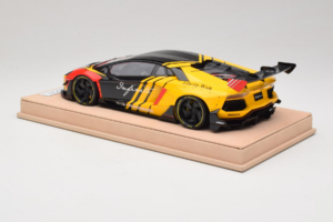 Lamborghini Aventador Liberty Walk Infinite Μαύρο Κίτρινο Timothy & Pierre 1:18 REMC035 Μέταλλο - εικόνα 5 από 7