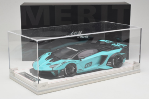 Lamborghini Aventador Liberty Walk LB-Silhouette WORKS GT Evo Πράσινο Μέντας IVY 1:18 REMC001 Ρητίνη - εικόνα 7 από 7