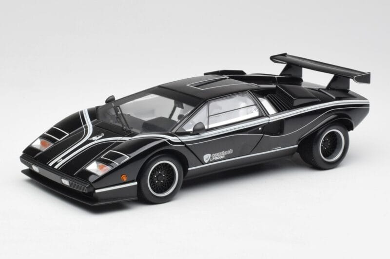 Lamborghini Countach LP500S Μαύρο Kyosho 1:18 08326K Μέταλλο