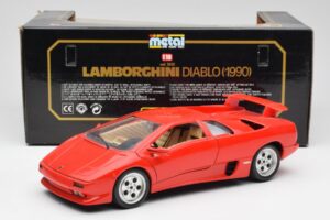 Lamborghini Diablo Κόκκινο Bburago 1:18 3028-M1 Μέταλλο - εικόνα 8 από 8