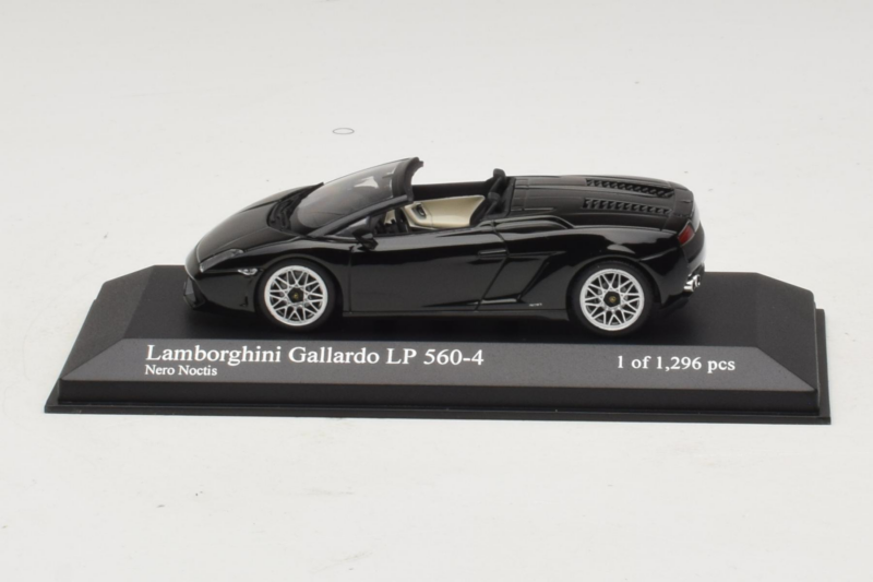 Lamborghini Gallardo LP560-4 Spyder Μαύρο Minichamps 1:43 400103830 Μέταλλο