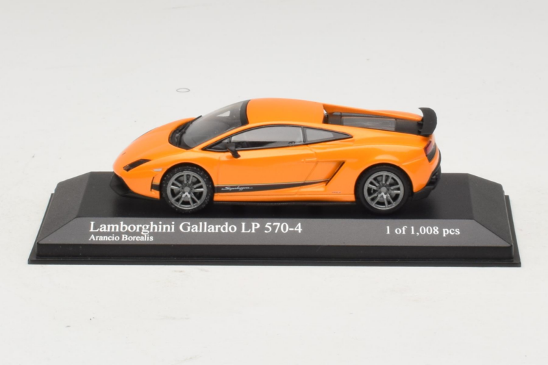 Lamborghini Gallardo LP570-4 Superleggera Πορτοκαλί Μεταλλικό Minichamps 1:43 400103841 Μέταλλο
