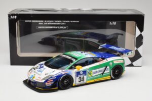 Lamborghini Gallardo LP600+ GT3 Reiter Engineering #34 H-J. Stuck / D. Rostek ADAC 24 Hours Nurburgring 2011 Minichamps 1:18  - εικόνα 6 από 6