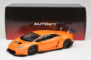 Lamborghini Huracan LP620-2 Super Trofeo Arancio Borealis Pearl Effect Πορτοκαλί AUTOart 1:18 81558 Μέταλλο - εικόνα 8 από 8