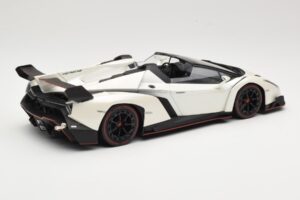 Lamborghini Veneno Roadster Λευκό Με Κόκκινη Γραμμή Kyosho 1:18 C09502W Μέταλλο - εικόνα 2 από 6