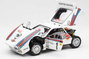Lancia 037 Martini #1 W. Rohrl / C. Geistdorfer Winner Rally Monte Carlo 1983 Νυχτερινή Έκδοση Kyosho 1:18 08306A Μέταλλο - εικόνα 2 από 8