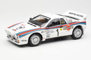 Lancia 037 Martini #1 W. Rohrl / C. Geistdorfer Winner Rally Monte Carlo 1983 Νυχτερινή Έκδοση Kyosho 1:18 08306A Μέταλλο