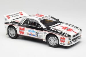 Lancia 037 #1 G. Cunico / E. Bartolich Targa Florio Winner 1983 Kyosho 1:18 08302H Μέταλλο - εικόνα 6 από 8