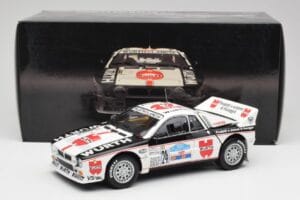 Lancia 037 #1 G. Cunico / E. Bartolich Targa Florio Winner 1983 Kyosho 1:18 08302H Μέταλλο - εικόνα 8 από 8