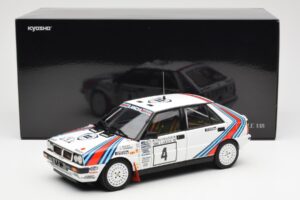 Lancia Delta HF 4WD #4 M. Alen / I. Kivimaki Martini Rally 1000 Lakes 1987 Kyosho 1:18 08960B Μέταλλο - εικόνα 8 από 8