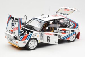 Lancia Delta HF 4WD #6 M. Biasion / T. Siviero Martini Rally Monte Carlo 1987 Kyosho 1:18 08960A Μέταλλο - εικόνα 2 από 8